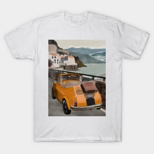 Travel mood car trip watercolor design T-Shirt